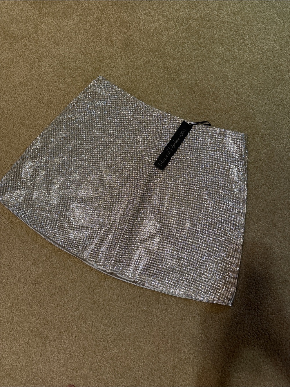 House of Harlow 1960 rhinestone skirt size L